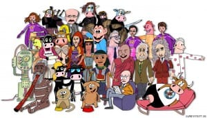 2D Character Designs for Animation