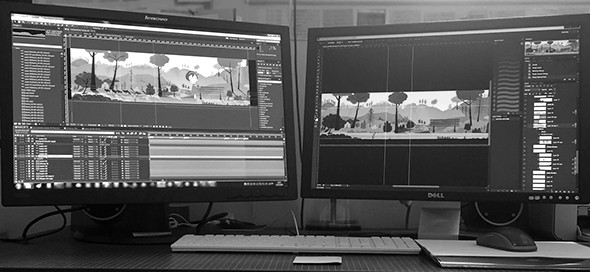 Animation studio production setup