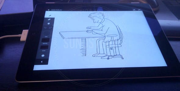 Sundstedt.se drawing on Adobe Ideas App Drawing on the Adobe Ideas App