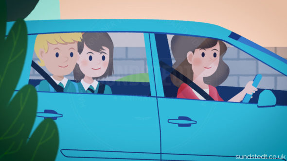 making the trailer an animated blurb for the book