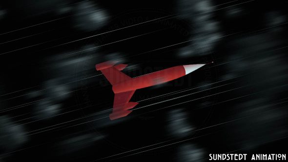 Rocket Passing Asteroids - Dark Energy Music Video - Sundstedt Animation
