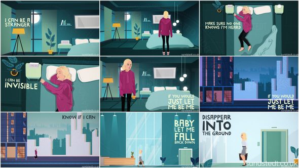 Animated Lyric Video Service by Sundstedt Animation