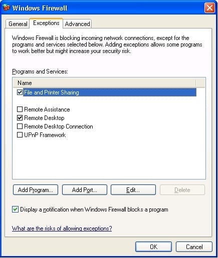 XP Win Firewall