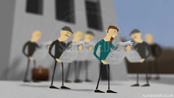 DOF - 2.5D layers 3D space animation