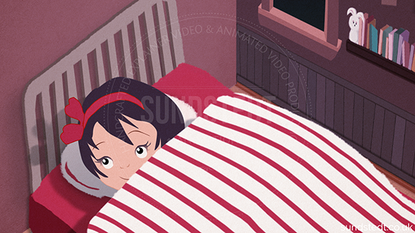 Girl in Bed