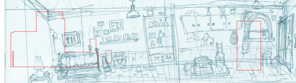background concept sketch music video