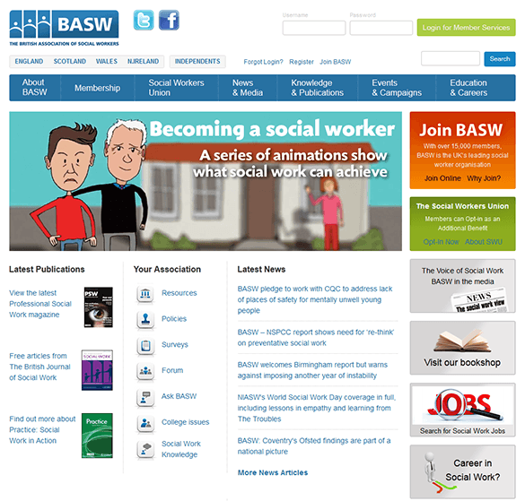 attractive website strategically placed