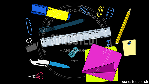 sundstedt-animation-pencils-tools-drawing-tools-desk-office-black-colored