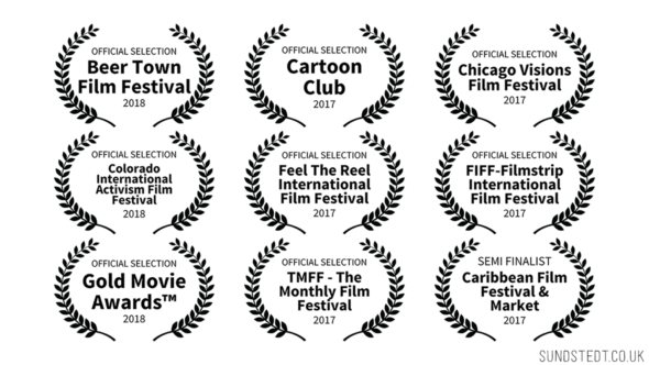 Awards-Laurels-Sundstedt Animation Studio Glasgow
