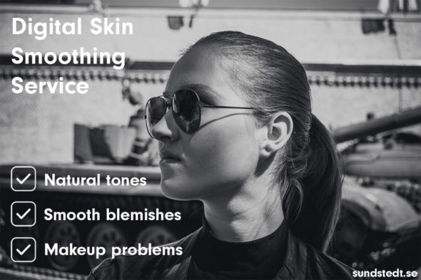 Video Skin Beauty Retouching Service - Smooth Skin - Banner