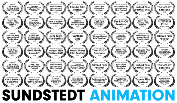 Anders Sundstedt - Sundstedt Animation - Animated Music Video Laurels 2019 - White