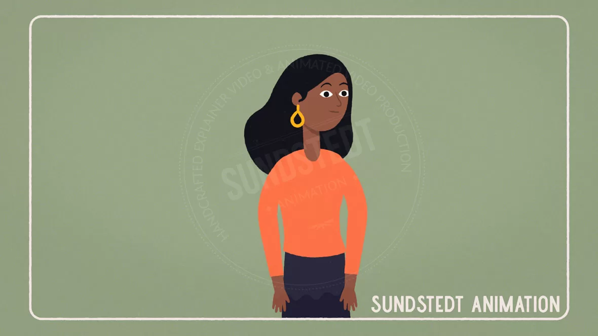 UNISON Animated Explainer Video - Black Female Worker